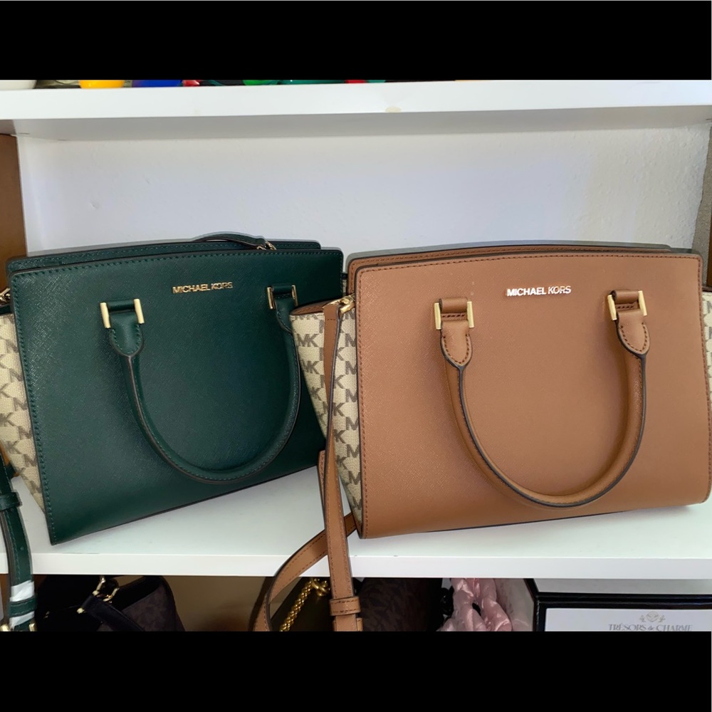 Two Michael Kors Selma bags